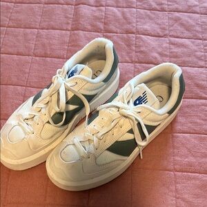 New Balance CT302 White and Teal Sneakers